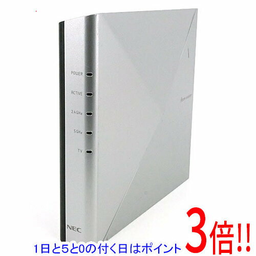 【1日と5.0のつく日 18日はポイント3倍！】【中古】NEC 無線LANルーター PA-WX6000HP 本体のみ スタンドなし