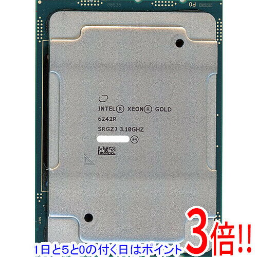 【1日と5.0のつく日、18日はポイント3倍！】【中古】Xeon Gold 6242R 3.1GHz LGA3647 SRGZJ
