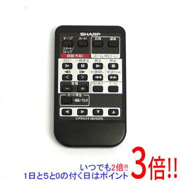 【いつでも2倍！1日と5．0のつく日は3倍！18日も3倍！】【中古】SHARP ビデオカメラリモコン G0103TA