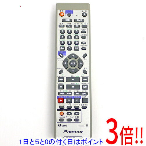 樂天商城 - 【1日と5.0のつく日、18日はポイント3倍！】【中古】Pioneer DVDレコーダーリモコン VXX2834 本体いたみ
