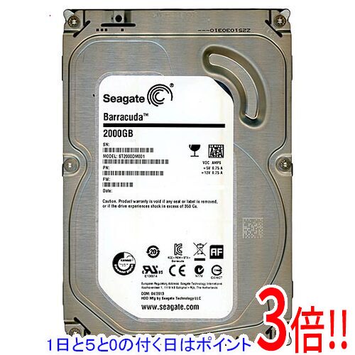 楽天市場】seagate 2tb（サイズ（HDD）3.5インチ）の通販