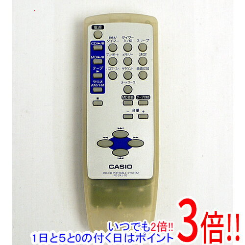 Electric Fan - 【1日と5.0のつく日、18日はポイント3倍！】【中古】CASIO オーディオリモコン RE-24J-02