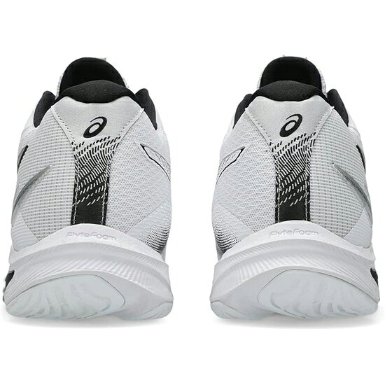エクセラーの【1日と5.0のつく日、18日はポイント3倍！】asics アシックス 25.5cm バレーボールシューズ NETBURNER BALLISTIC FF MT 4 1053A071 ホワイト/ブラック｜アングル3