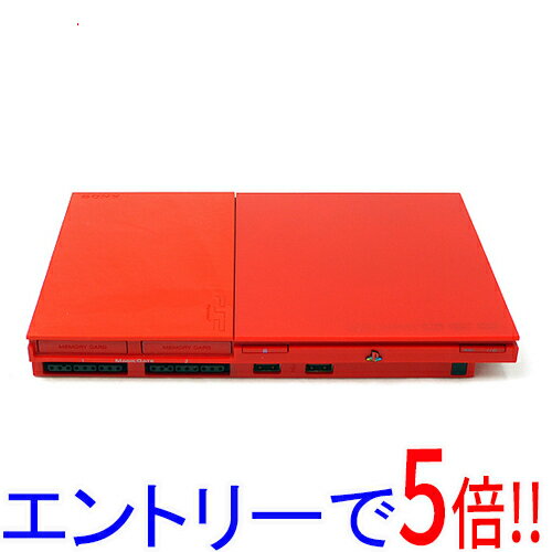 【エントリーで5倍!11/20 20:00〜11/27 01:59まで!】【中古】SONY プレイステーション2 レッド SCPH-90000CR コントローラークリムゾン・レッド