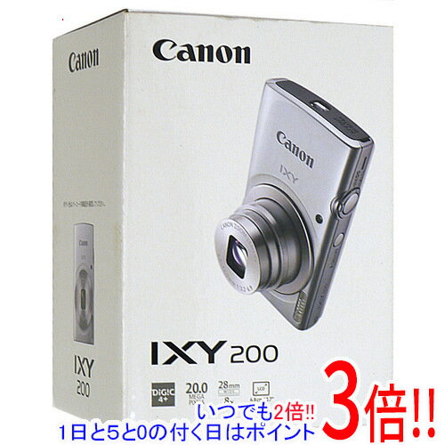 IXY DIGITAL 【いつでも2倍！1日と5．0のつく日は3倍！18日も3倍！】Canon製 コンパクトデジタルカメラ IXY200(SL) シルバー 2000万画素