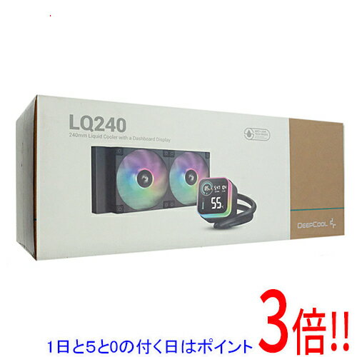 【1日と5.0のつく日、18日はポイント3倍！】DEEPCOOL 水冷CPUクーラー 120mm LQ240 R-LQ240-BKLSMW-G-1