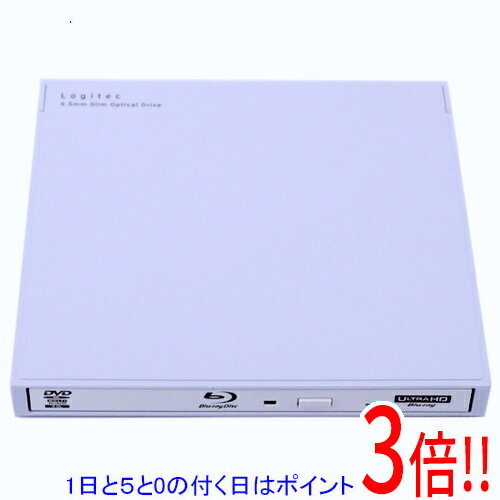【1日と5.0のつく日、18日はポイント3倍！】【中古】Logitec ポータブルBlu-rayドライブ LBD-PWC6U3CVWH ホワイト