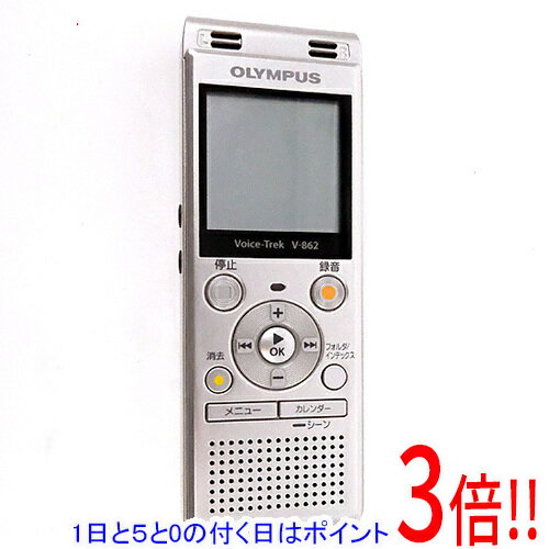 【いつでも2倍!5.0のつく日、18日は3倍!】【中古】OLYMPUS ICレコーダー Voice-Trek V-862 SLV 本体のみ 【いつでも2倍!5.0のつく日、18日は3倍!】【中古】OLYMPUS ICレコーダー Voice-Trek V-862 SLV 本体のみ