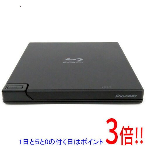 【1日と5.0のつく日、18日はポイント3倍！】【中古】PIONEER ポータブルブルーレイドライブ BDR-XD08LE BLACK