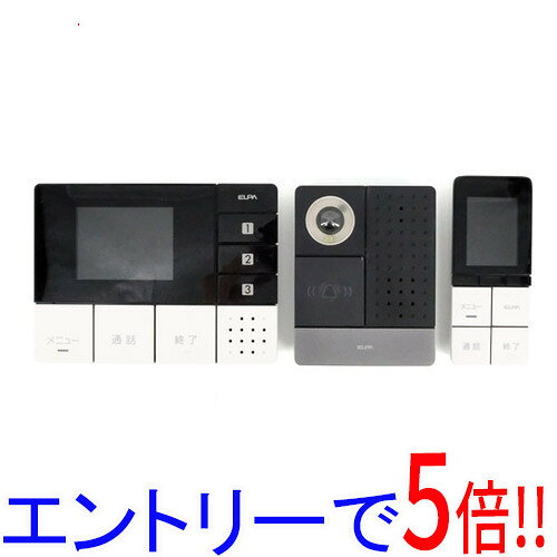 【エントリーで5倍！11/20 20:00〜11/27 01：59まで！】【中古】ELPA ワイヤレステレビドアホン DHS-TMP2320 子機用バッテリーなし