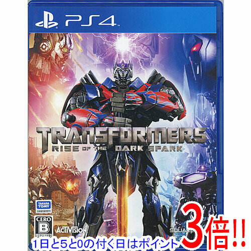 【1日と5.0のつく日、18日はポイント3倍！】【中古】トランスフォーマー ライズ オブ ザ ダークスパーク PS4