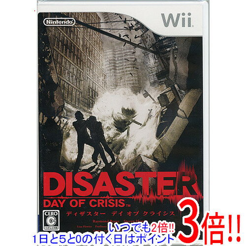 商品名ディザスター デイ オブ クライシス Wii商品状態 新品です。※本商品は、製品の性質上、開封後の返品はお受けできませんのでご了承ください。 商品情報 DISASTER DAY OF CRISIS -ディザスター デイ オブ クライシス- 元レスキュー隊員の"レイ"が、謎の武装集団にさらわれた親友の妹"リサ"を救出するために、さまざまな自然災害の中で奔走するサバイバルアクションゲーム。プレイヤーは、巨大地震、大津波、火山噴火、ハリケーンなどの大災害に見舞われた都市を舞台に、Wiiリモコンとヌンチャクを駆使しながら試練を乗り越えていく。探索中は、災害によって傷つき、助けを求めている人々を救出することでスキルポイントを獲得可能。そのポイントによって"レイ"の能力は強化される。使えるアクションは、心臓マッサージ、障害物の除去、消火、武器の使用、水泳、車の運転など多種多様。武装集団との戦闘では、激しい銃撃戦やカーチェイスといった手に汗握る展開が楽しめる。 対応機種 wii 仕様 ジャンル アクション プレイ人数 1 CERO CERO「C」15歳以上対象 メーカー 任天堂 その他※商品の画像はイメージです。その他たくさんの魅力ある商品を出品しております。ぜひ、見て行ってください。※返品についてはこちらをご覧ください。※プロダクトコードなどのコード付き商品について 有効期限の記載がない商品は有効期限が終了している場合があります。 有効期限につきましては、メーカーにてご確認ください。　