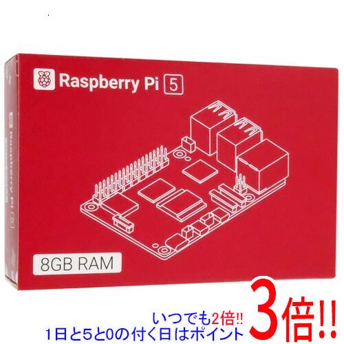 【いつでも2倍 1日と5．0のつく日は3倍 18日も3倍 】Raspberry pi 5 8GB