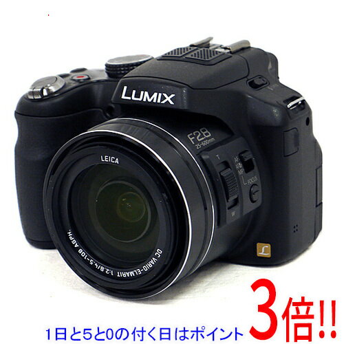 【1日と5.0のつく日、18日はポイント3倍！】【中古】Panasonic LUMIX DMC-FZ200-K ブラック/1210万画素