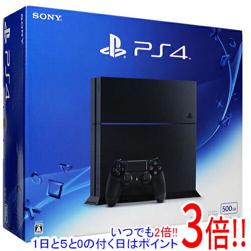 【いつでも2倍！1日と5．0のつく日は3倍！18日も3倍！】【中古】SONY プレイステーション4 500GB ブラック CUH-1200AB01 訳あり 元箱あり