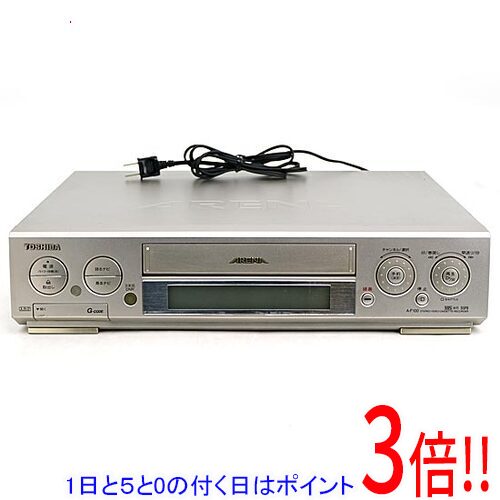 【1日と5.0のつく日、18日はポイント3倍！】【中古】TOSHIBA ビデオデッキ A-F100 リモコン付き リモコンいたみ