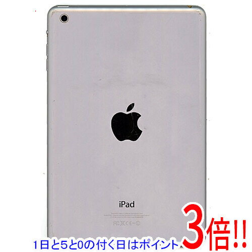 【いつでも2倍!5.0のつく日、18日は3倍!】【中古】APPLE iPad mini Wi-Fiモデル 64GB シルバー MD533J/A 本体・液晶画面いたみ 【いつでも2倍!5.0のつく日、18日は3倍!】【中古】APPLE iPad mini Wi-Fiモデル 64GB シルバー MD533J/A 本体・液晶画面いたみ