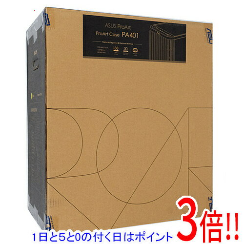 【1日と5.0のつく日、18日はポイント3倍！】ASUS ミドルタワーPCケース ProArt PA401 Wood Edition - Metal Panel