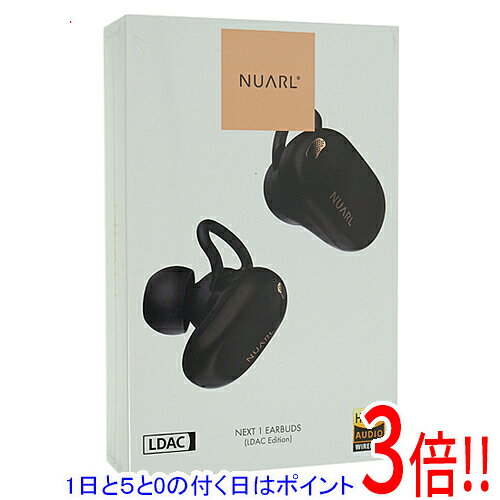 【1日と5.0のつく日、18日はポイント3倍！】【中古】NUARL 完全ワイヤレスイヤホン NUARL NEXT1L-BE ブラックエボニー 未使用