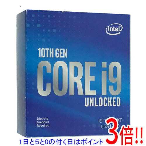 【1日と5.0のつく日、18日はポイント3倍！】【中古】Core i9 10900KF 3.7GHz LGA1200 125W SRH92 元箱あり