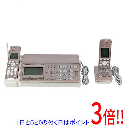 商品名【中古】Panasonic デジタルコードレス普通紙ファクス(子機1台) おたっくす KX-PZ510DL-N ピンクゴールド 元箱あり商品状態動作確認済みの中古品です。※中古品のため、使用感や傷、汚れ等がある場合がございます。型番おたっくす KX-PZ510DL-N [ピンクゴールド]仕様電源：AC100V（50Hz/60Hz）親機サイズ（高さ×幅×奥行き）：約86×315×191mm(受話子機、突起部除く)/約256×315×240mm(記録紙トレーオープン時、受話子機、突起部除く)受話子機サイズ（高さ×幅×奥行き）：約173×49×27mm子機サイズ（高さ×幅×奥行き）：約175×49×25mm充電台サイズ（高さ×幅×奥行き）：約47×73×90mm親機液晶画面：3.5型（※ビューエリアのサイズ(液晶パネルの大きさ)です。※）ホワイト液晶ディスプレイ表示：親機(漢字) / 受話子機・子機(漢字)電話帳：親機（漢字150件) / 受話子機・子機(漢字150件)FAX原稿サイズ：A4〜A5記録紙サイズ：A4 210mm×297mm(普通紙)付属品※受話子機用バッテリー、子機用バッテリーはありません。※画像に写っているものがすべてです。ご確認のうえご検討ください。その他※掲載画像は代表画像です。実際の商品と細部が異なる場合がございますので、商品状態につきましては表記の内容をご確認ください。※返品についてはこちらをご覧ください。　