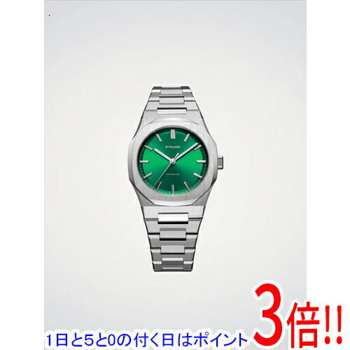 商品名【1日と5.0のつく日、18日はポイント3倍！】D1 MILANO 腕時計 ATBU05商品状態 新品です。 商品名 腕時計 型番 ATBU05 商品説明 Case size 36 mm Case material Stainless Steel 316L Strap Stainless Steel Clasp Hidden Butterfly Clasp Bezel Stainless Steel 316L Caseback Stainless Steel Dial Green sunray with external azurage Hands ＆ Indexes Silver brass Glass Sapphire Glass with blue anti-reflex coating Movement Miyota 9039 Water Resistance ＆ Weight 10ATM,117g メーカー名 D1 MILANO 備考 ※お買い上げ時に組み込まれている電池はモニター用となり、工場出荷時点に時計の機能や性能をチェックする為に組み込まれているものとなります。 その為、お客様のご使用時に電池切れがあった場合でも当店では保証対象外となります。 その他 ※商品の画像はイメージです。 その他たくさんの魅力ある商品を出品しております。ぜひ、見て行ってください。 ※返品についてはこちらをご覧ください。　