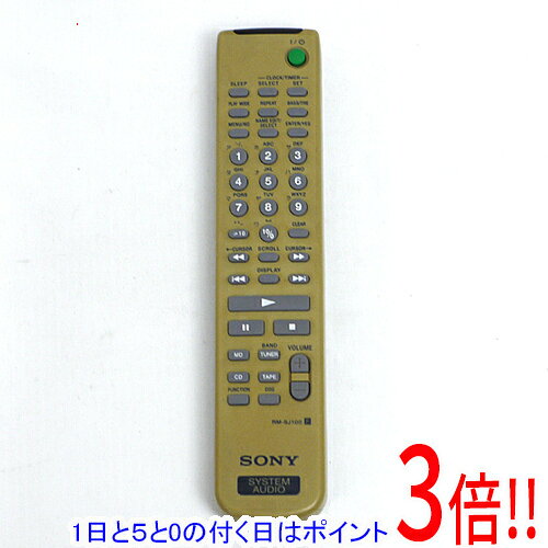 【1日と5.0のつく日、18日はポイント3倍！】【中古】SONY オーディオリモコン RM-SJ100(2.0)