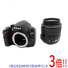 【中古】Nikon D3200 18-55 VR レンズキット ブラック