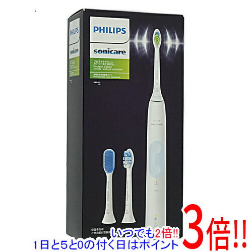 ソニッケアー 電動歯ブラシ 【いつでも2倍！1日と5．0のつく日は3倍！18日も3倍！】【新品訳あり(箱きず・やぶれ)】 PHILIPS 電動歯ブラシ ソニッケアー プロテクトクリーン プラス HX6421/12 ライトブルー