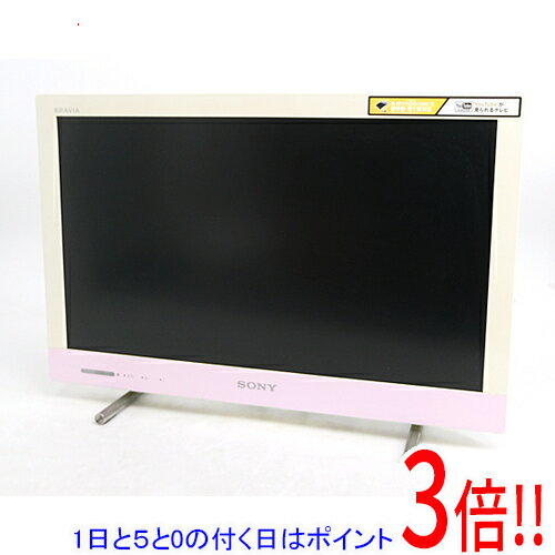 【1日と5.0のつく日、18日はポイント3倍！】【中古】SONY 22V型 LED液晶テレビ BRAVIA KDL-22EX420 (P) ピンク 本体いたみ
