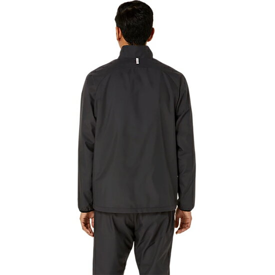 【1日と5.0のつく日、18日はポイント3倍！】asics アシックス L サイズ AIM-TRG裏トリコットウインドブレーカージャケット 2031E730 ブラック×ガンメタル 2