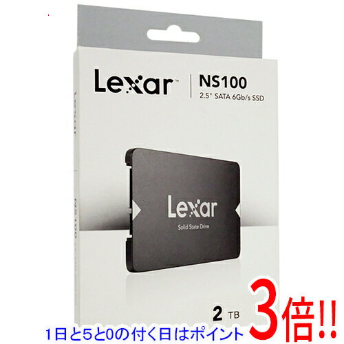 樂天商城 - 【1日と5.0のつく日、18日はポイント3倍！】LEXAR MEDIA 外付けSSD NS100 LNS100-2TRB 2TB