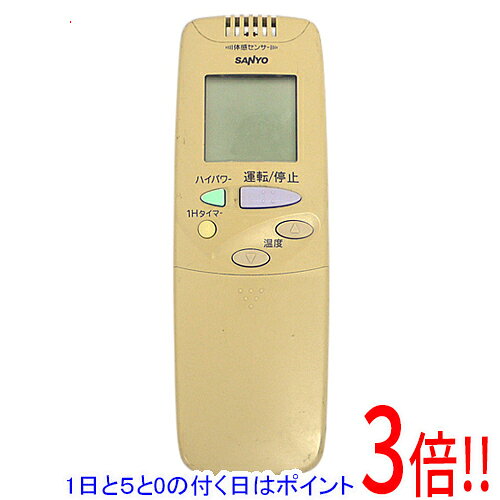 【1日と5.0のつく日、18日はポイント3倍！】【中古】SANYO エアコンリモコン RCS-L5VA
