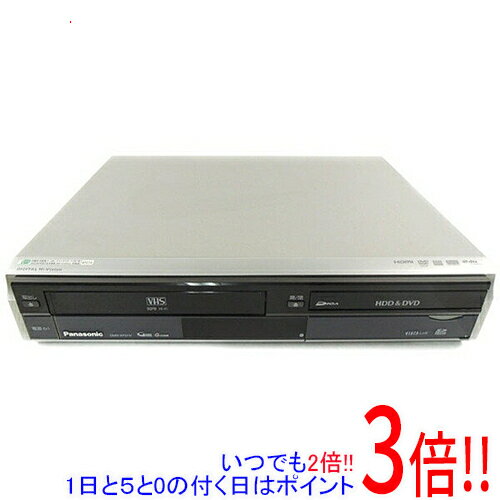 【いつでも2倍！1日と5．0のつく日は3倍！18日も3倍！】【中古】Panasonic HDD内蔵VHS一体型DVDレコーダー DMR-XP21V-S
