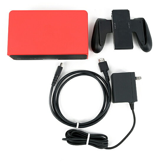 エクセラーの【1日と5.0のつく日、18日はポイント3倍！】【中古】任天堂 Nintendo Switch 有機ELモデル マリオレッド HEG-S-RAAAA 本体・Joy-Conいたみ 元箱あり｜アングル3