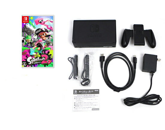 【1日と5.0のつく日、18日はポイント3倍！】【中古】任天堂 Nintendo Switch スプラトゥーン2セット 元箱あり
