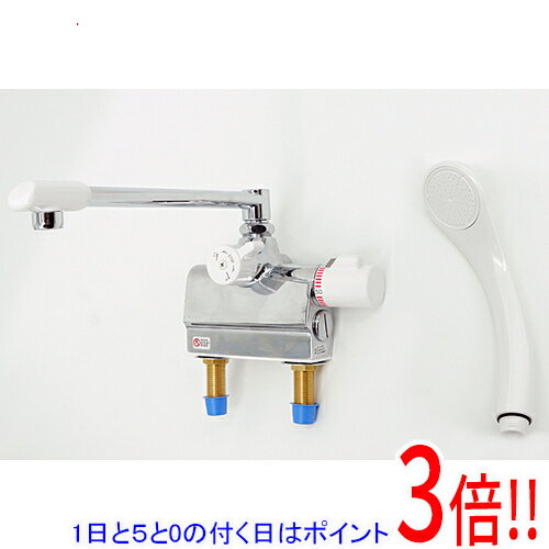 【1日と5.0のつく日、18日はポイント3倍！】【新品(開封のみ)】 三栄水栓 サーモデッキシャワー混合栓 SK78D-W-13