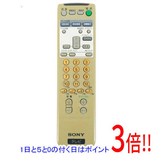 Rakuten - 【1日と5.0のつく日、18日はポイント3倍！】【中古】SONY テレビ用リモコン RM-J243