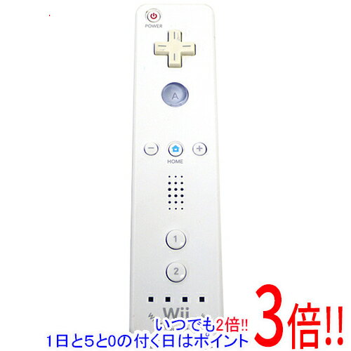 【いつでも2倍！1日と5．0のつく日は3倍！18日も3倍！】【中古】任天堂 Wiiリモコンプラス シロ 本体のみ