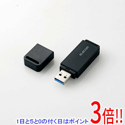 【1日と5.0のつく日、18日はポイント3倍！】ELECOM USB3.0対応メモリカードリーダ MR3-D011BK USB 34in1 ブラック