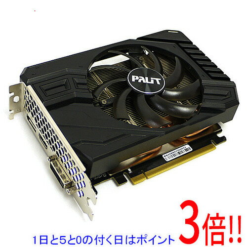 【1日と5.0のつく日、18日はポイント3倍！】【中古】PALIT GeForce GTX1660 6GB STORMX OC NE51660S18J..