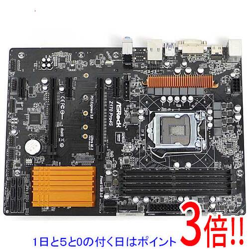 Motherboards - 【1日と5.0のつく日、18日はポイント3倍！】【中古】ASRock製 ATXマザーボード Z170 Pro4S LGA1151
