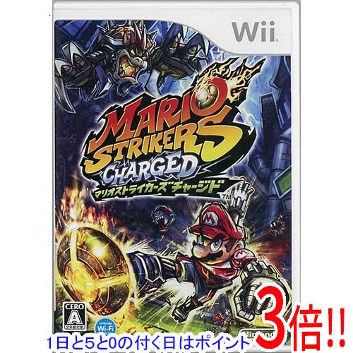 商品名【中古】マリオストライカーズチャージド Wii 説明書なし・ディスク傷・カバーいたみ商品状態開封済みの中古品です。☆ケース付き！※説明書はありません。※紙カバーに破れ・キズ・日焼けなどの傷みが見られます。※ディスク全体に薄い傷が見られますが、ゲームのプレイには問題ないレベルとなっております。※本商品は、製品の性質上、返品はお受けできませんのでご了承ください。仕様ジャンル スポーツCERO 「A」全年齢対象プレイ人数 1人その他※掲載画像は代表画像です。実際の商品と細部が異なる場合がございますので、商品状態につきましては表記の内容をご確認ください。※返品についてはこちらをご覧ください。　