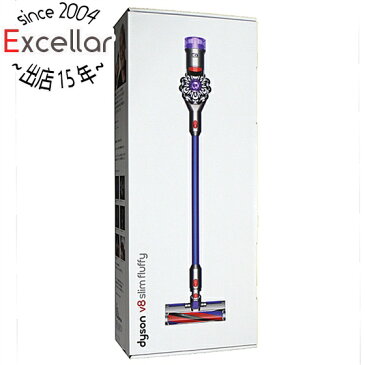 【中古】Dyson コードレスクリーナー V8 Slim Fluffy SV10KSLMBU 未使用