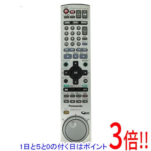 Rakuten - 【1日と5.0のつく日、18日はポイント3倍！】【中古】Panasonic DVDリモコン EUR7632X20