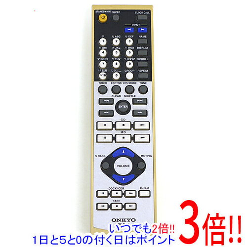 【キャッシュレスで5%還元】【中古】ONKYO オーディオリモコン RC-659S