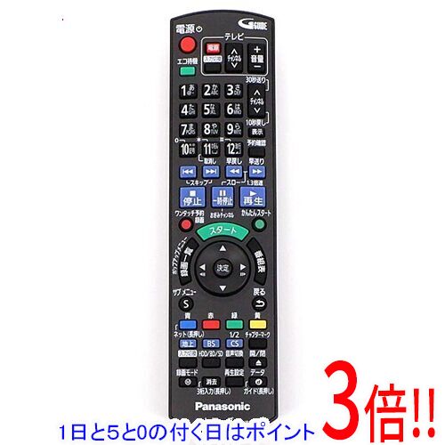 Rakuten - 【1日と5.0のつく日、18日はポイント3倍！】【中古】Panasonic ブルーレイディスクレコーダー用リモコン N2QAYB001218 訳あり
