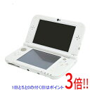 【いつでも2倍！1日と5．0のつく日は3倍！18日も3倍！】【中古】任天堂 Newニンテンドー3DS LL パールホワイト 本体のみ 液晶画面いたみ