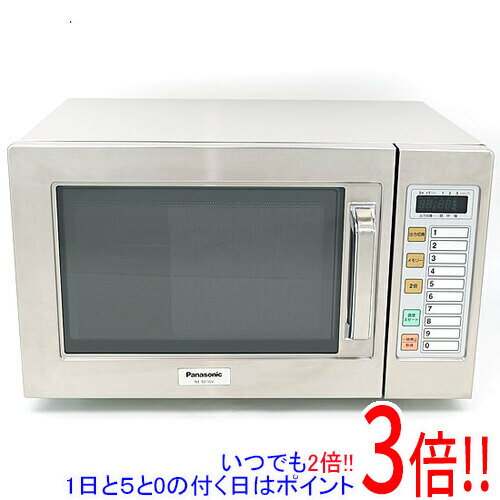 【いつでも2倍！1日と5．0のつく日は3倍！18日も3倍！】Panasonic 業務用電子レンジ 22L 60Hz専用(西日本) NE-921GV-6