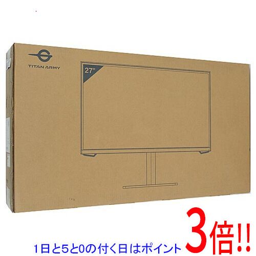【1日と5.0のつく日、18日はポイント3倍！】Titan Army 27型 ゲーミング液晶ディスプレイ P27H2V ブラック